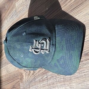 St. Louis Cardinals Baseball Ball Cap, Army Camo, MLB, Green & Gold